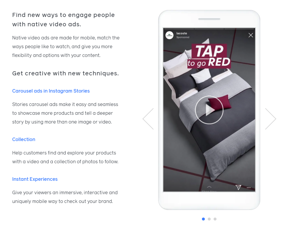 A person creating an engaging Facebook video ad